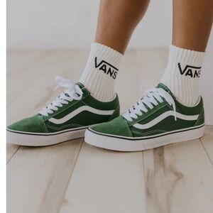 Old Skool Vans Green
